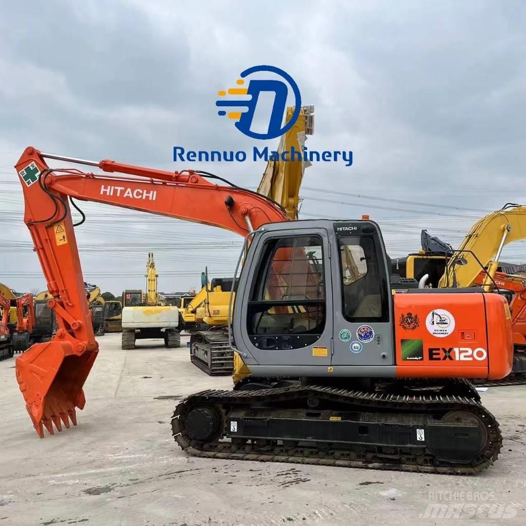 Hitachi EX 120 Gravemaskiner på larvebånd