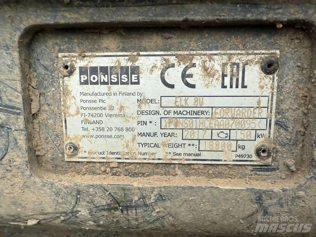 Ponsse ELK 8W Udkørselsmaskiner