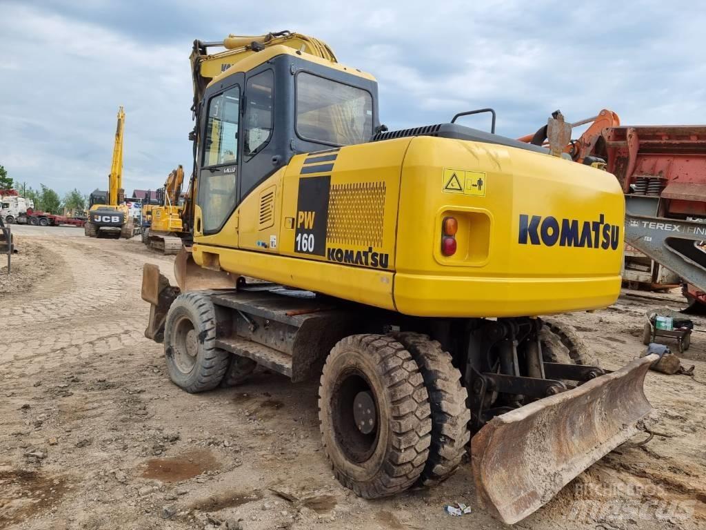 Komatsu PW 160-7 Gravemaskiner på hjul