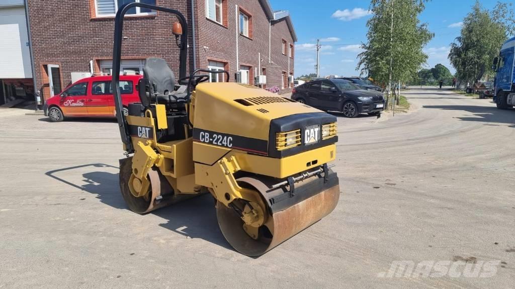 CAT CB 224 C Tvilling tromle