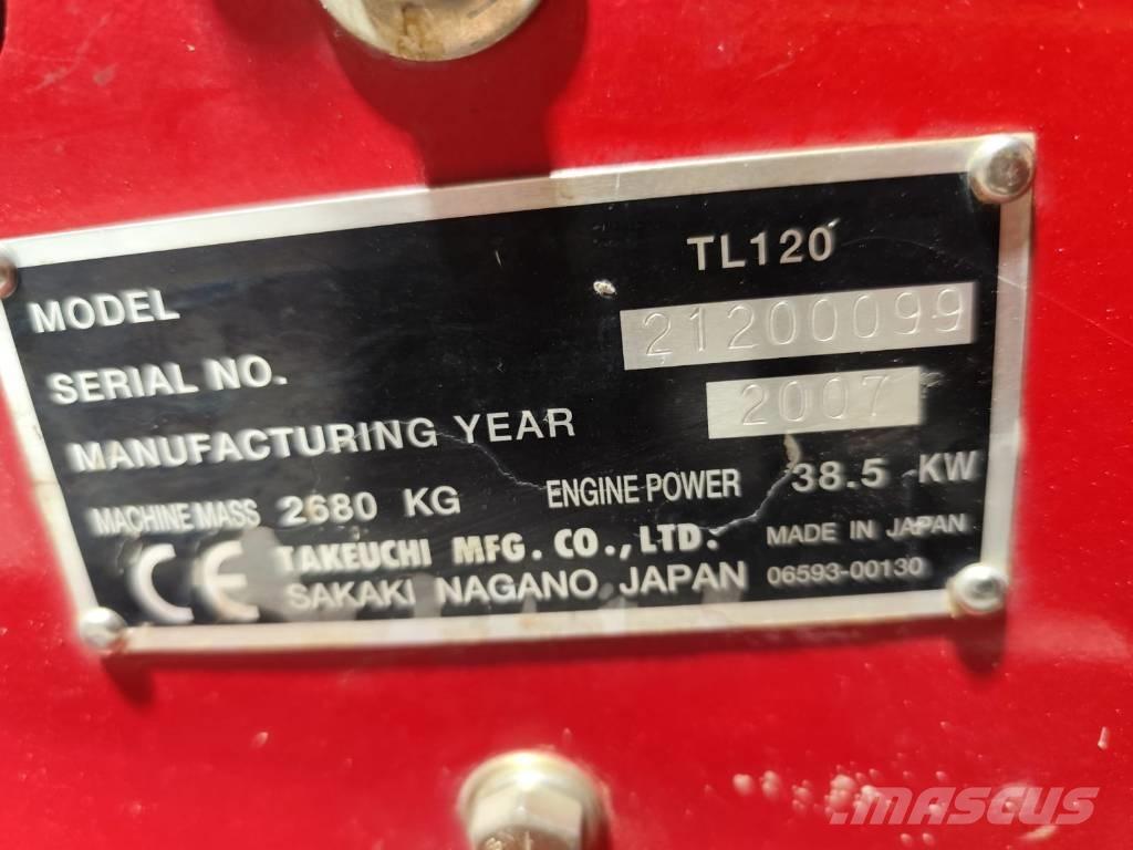 Takeuchi TL120 Minilæsser - skridstyret