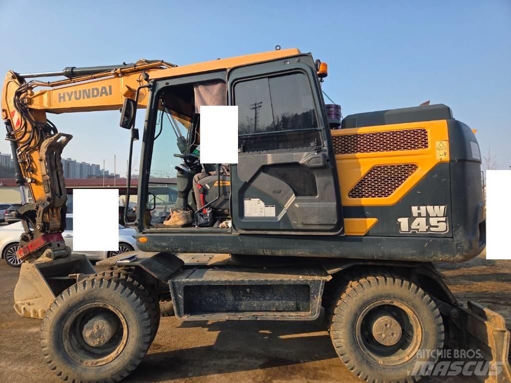 Hyundai HW 145 Gravemaskiner på hjul
