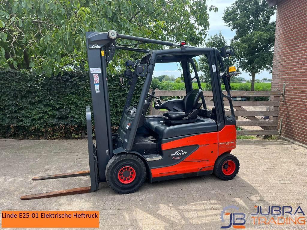 Linde E25-01 El gaffeltrucks