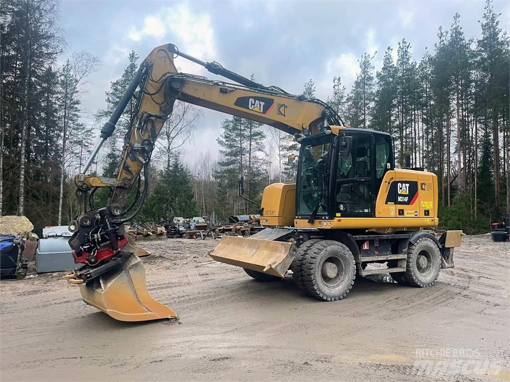 CAT M 314 F Gravemaskiner på hjul
