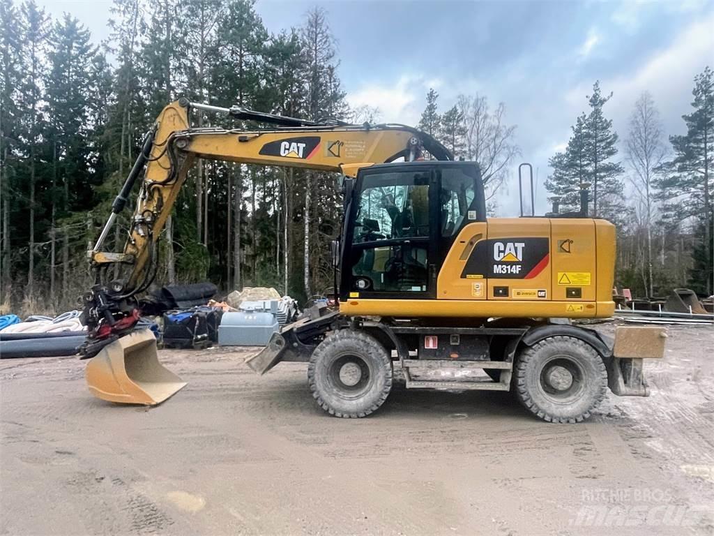 CAT M 314 F Gravemaskiner på hjul