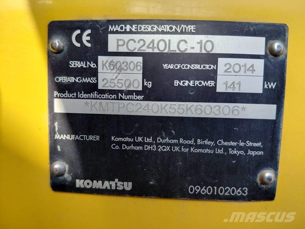 Komatsu PC 240 LC-10 Gravemaskiner på larvebånd