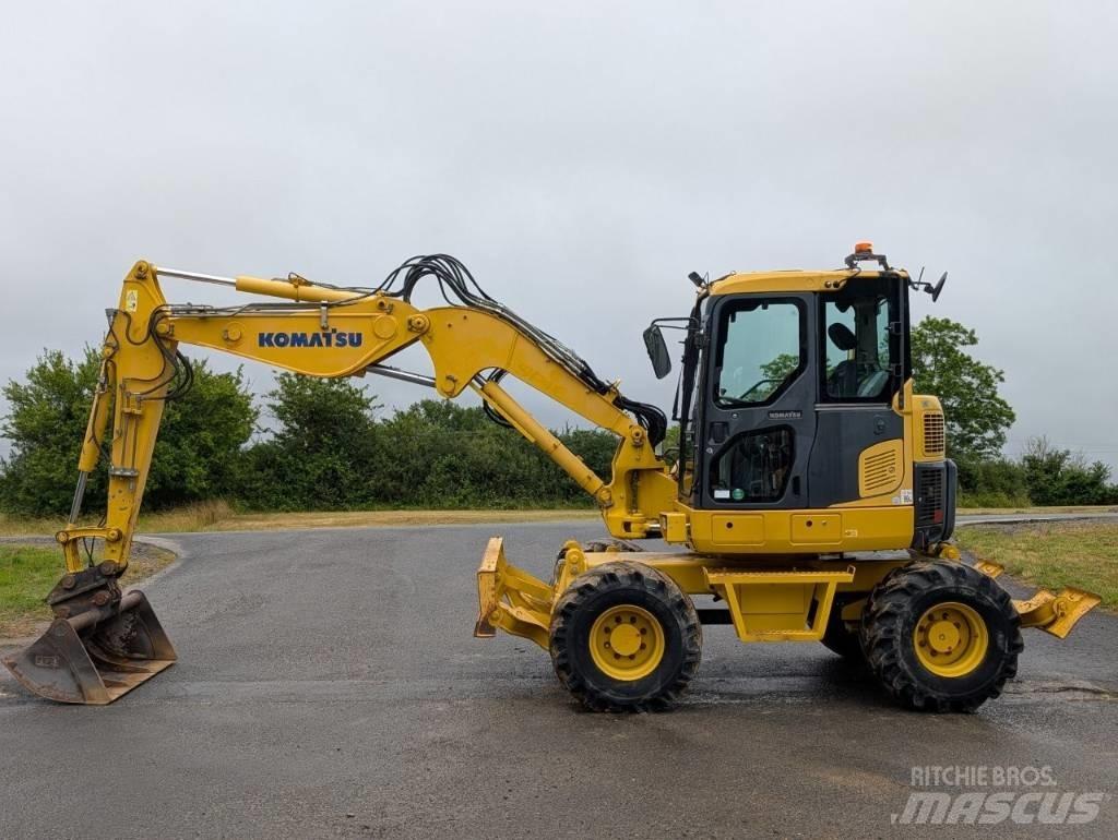 Komatsu PW 98 MR-8 Gravemaskiner på hjul