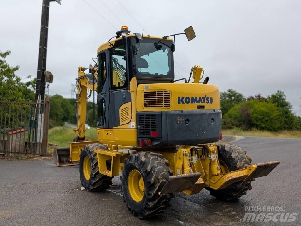 Komatsu PW 98 MR-8 Gravemaskiner på hjul