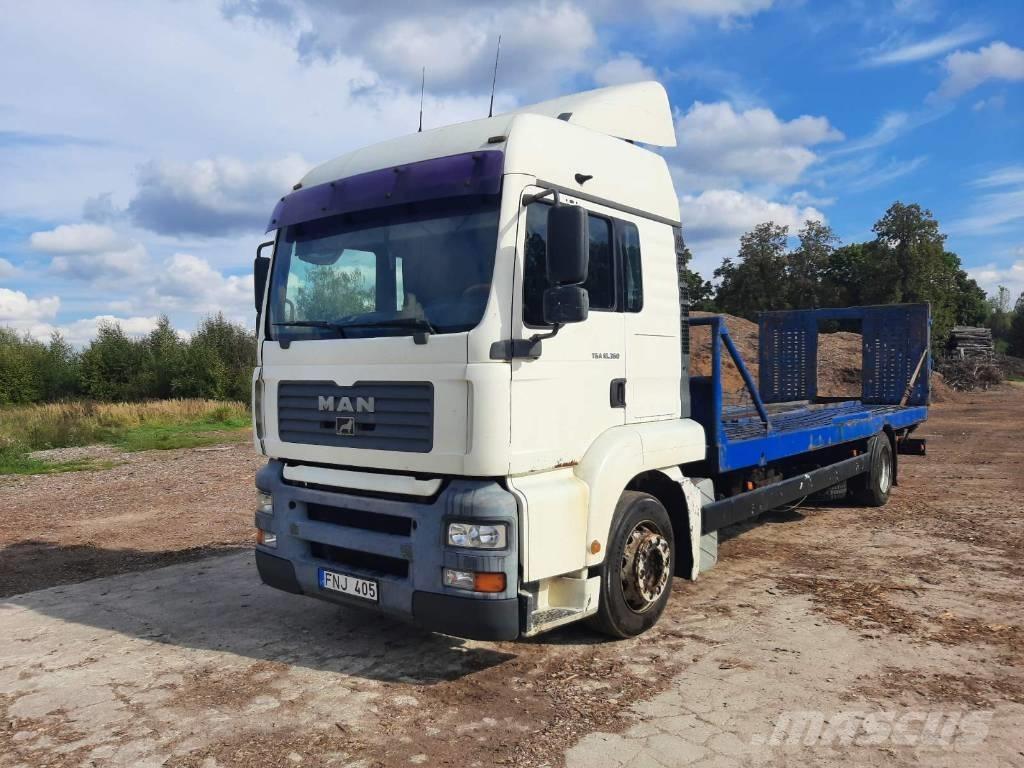 MAN TGA 18.360 Lastbil med lad/Flatbed