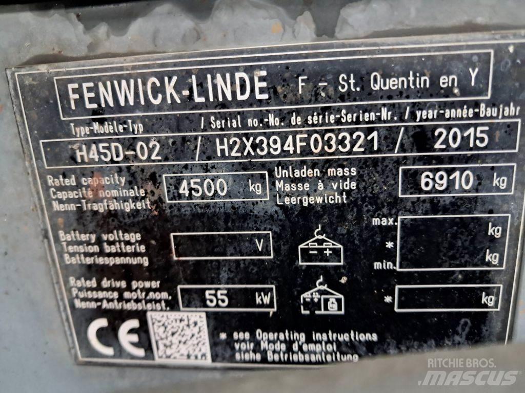 Linde H45D-02 Diesel gaffeltrucks