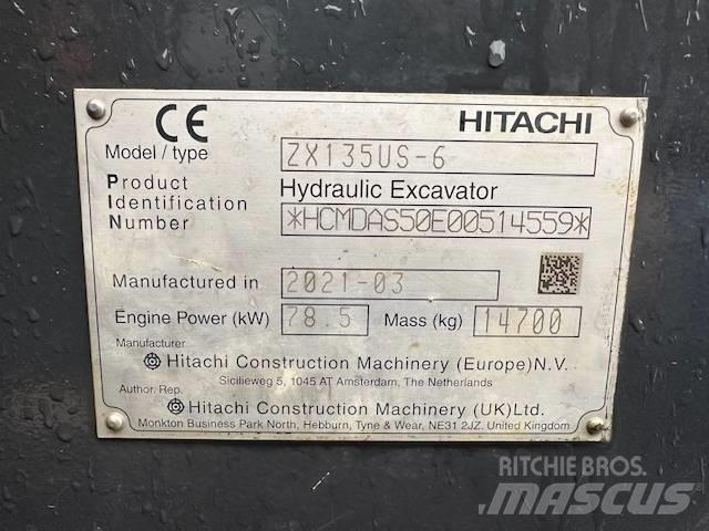 Hitachi ZX 135 US-6 Gravemaskiner på larvebånd