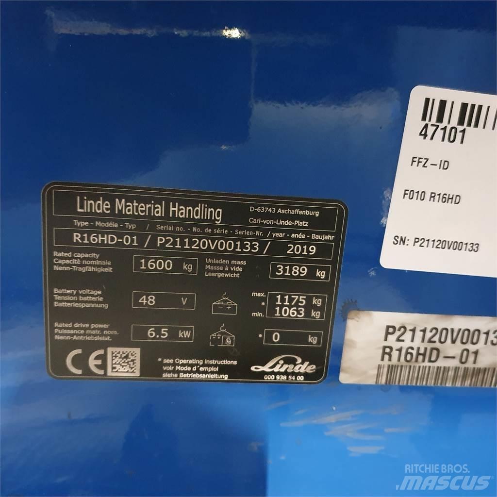 Linde R16HD Reachtruck