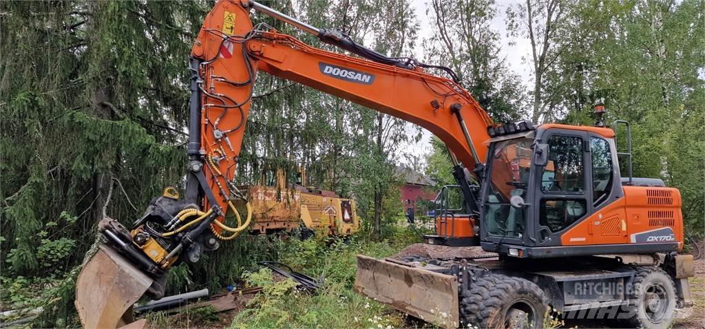 Doosan DX170W Gravemaskiner på hjul