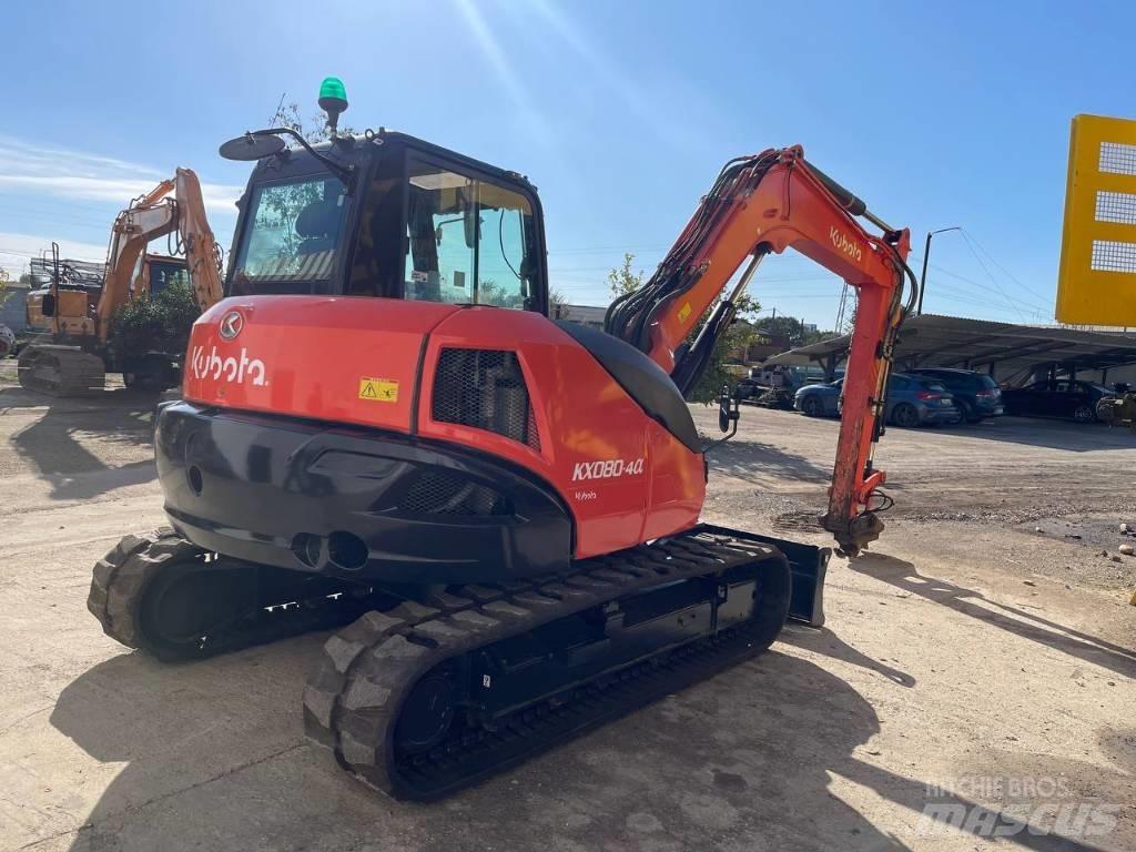 Kubota KX 080-4 Midi-gravemaskiner 7t - 12t
