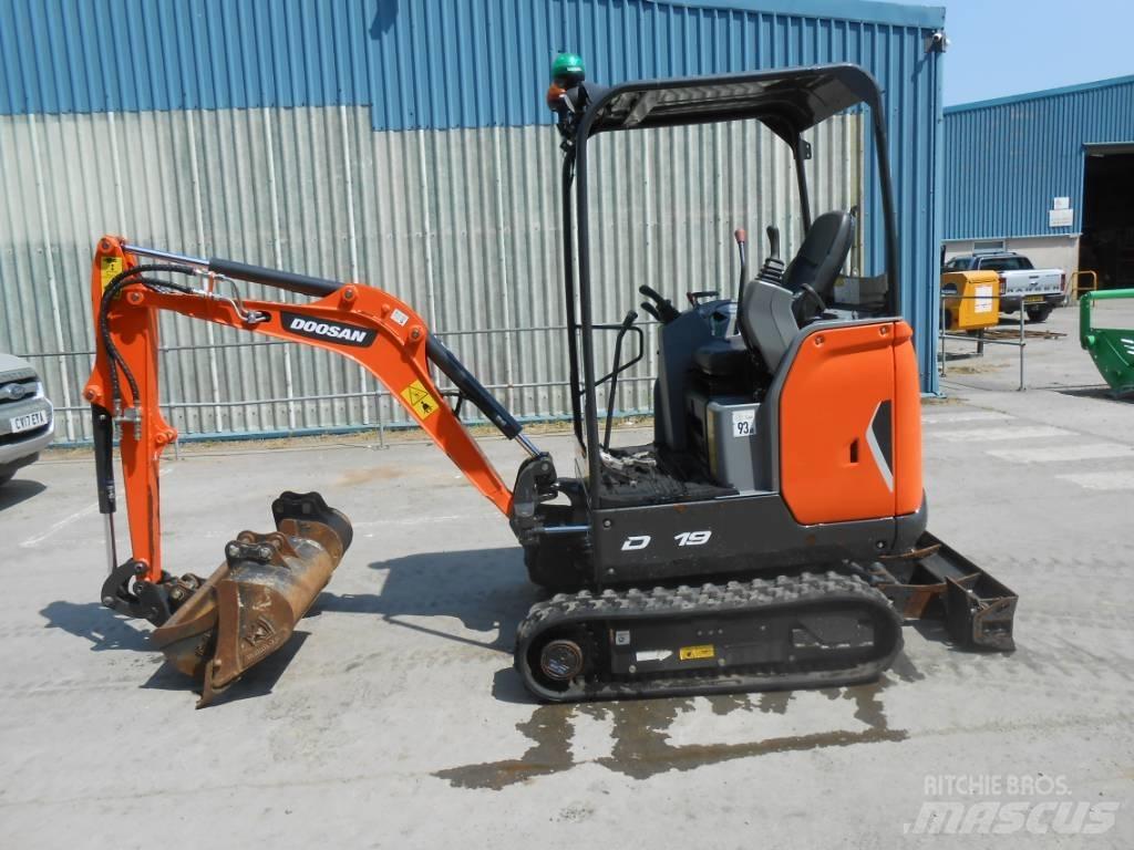 Doosan DX 19 Minigravemaskiner