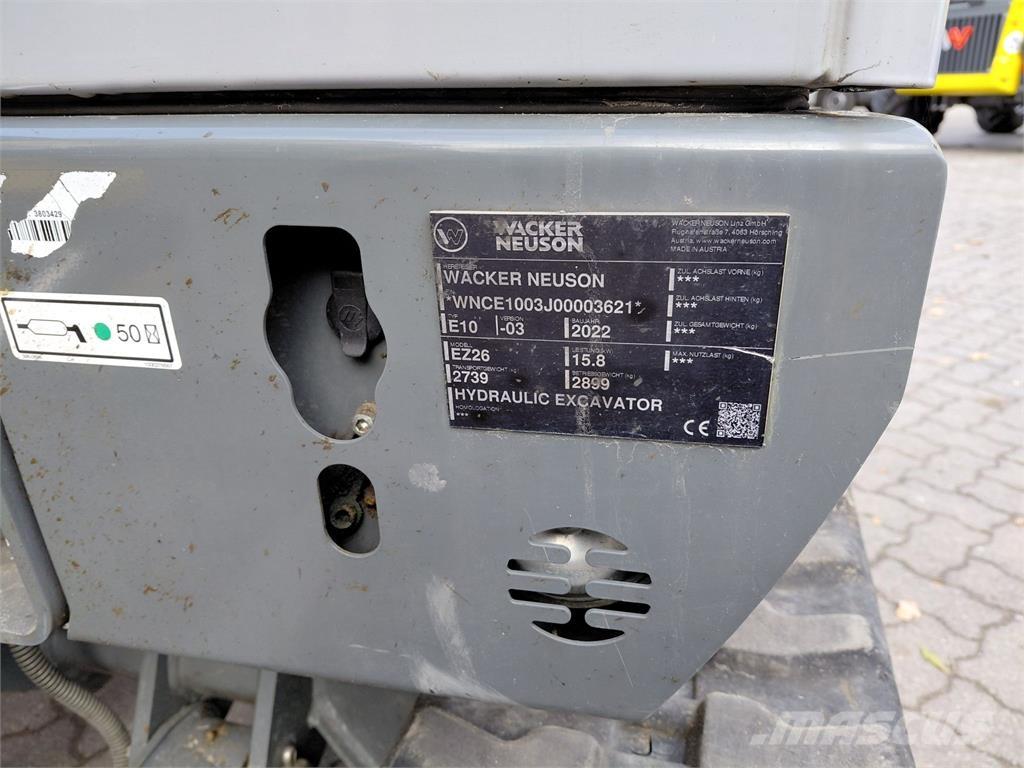 Wacker Neuson EZ26 Gravemaskiner på larvebånd