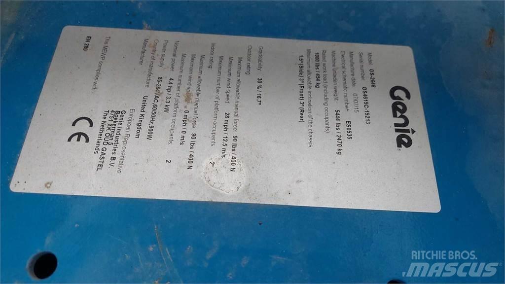 Genie GS2646 Saxlifte