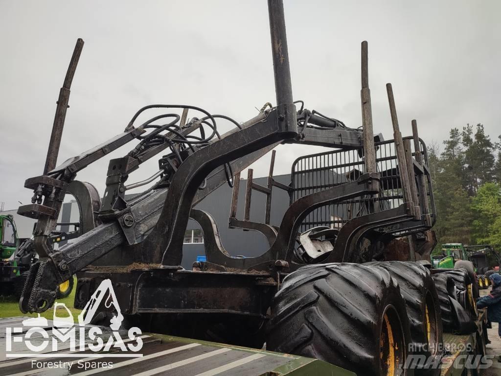 Timberjack 810B Chassis og suspension