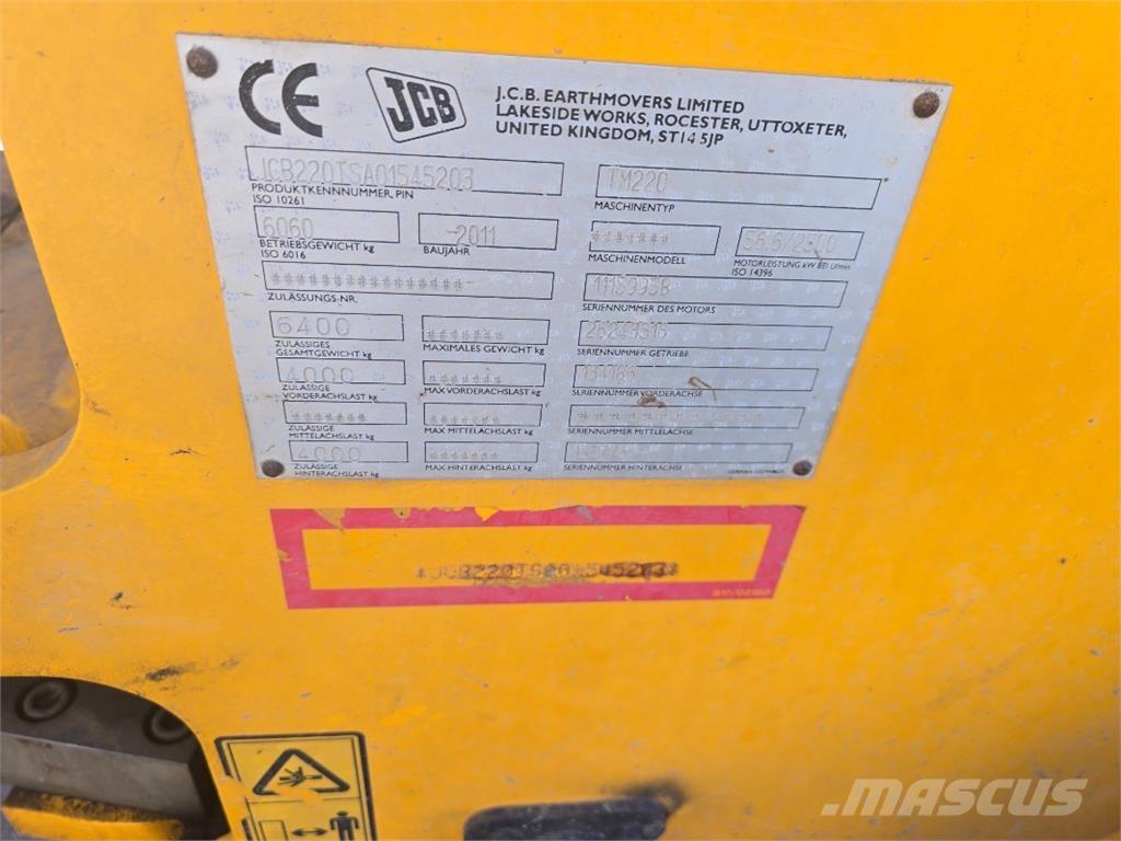 JCB TM 220 Læssemaskiner på hjul
