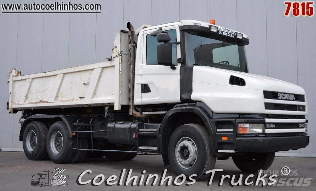 Scania T114 C 340 Lastbiler med tip