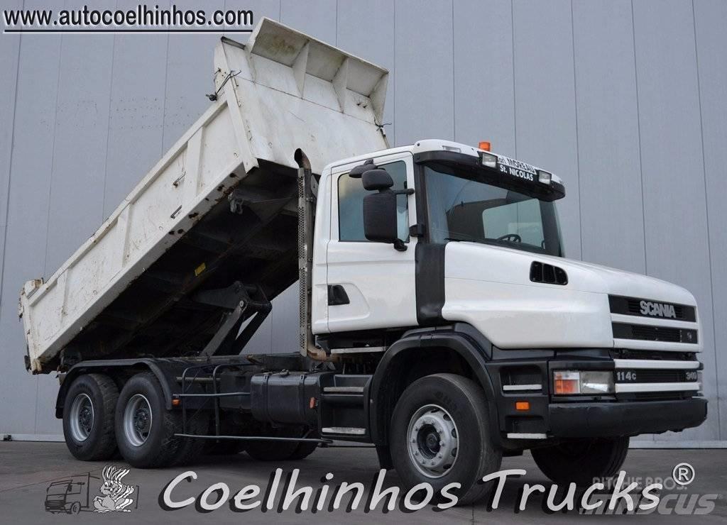 Scania T114 C 340 Lastbiler med tip