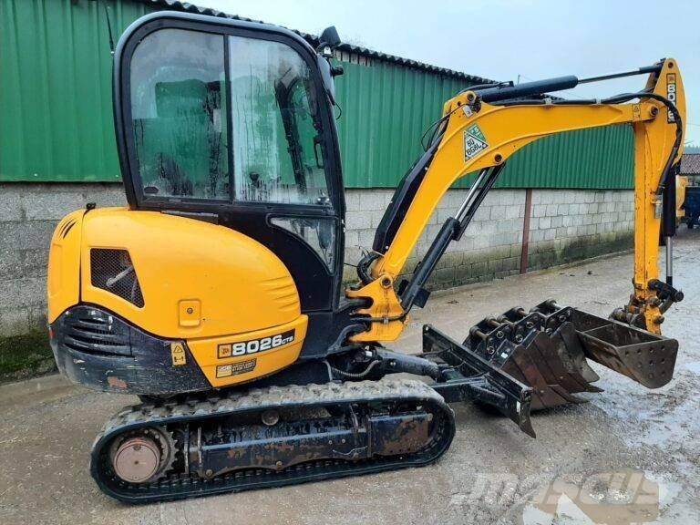 JCB 8026 Minigravemaskiner
