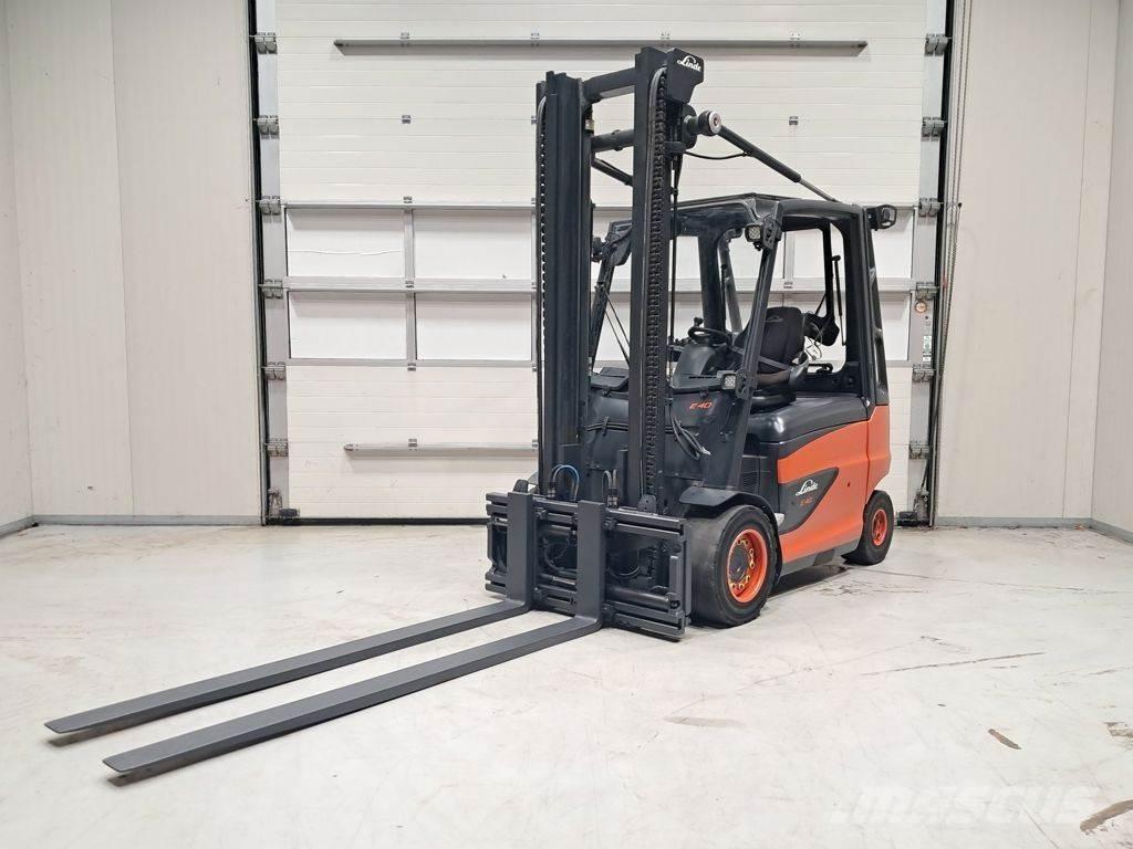 Linde E40H-01/600 El gaffeltrucks