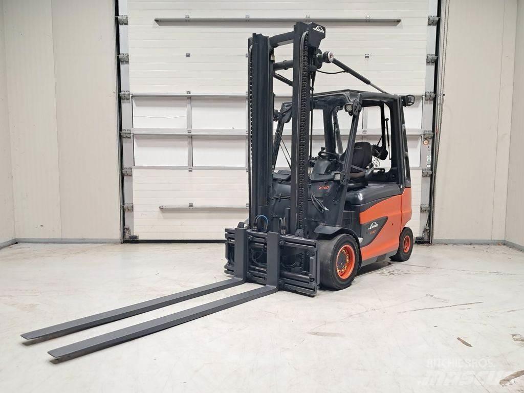 Linde E40H-01/600 El gaffeltrucks