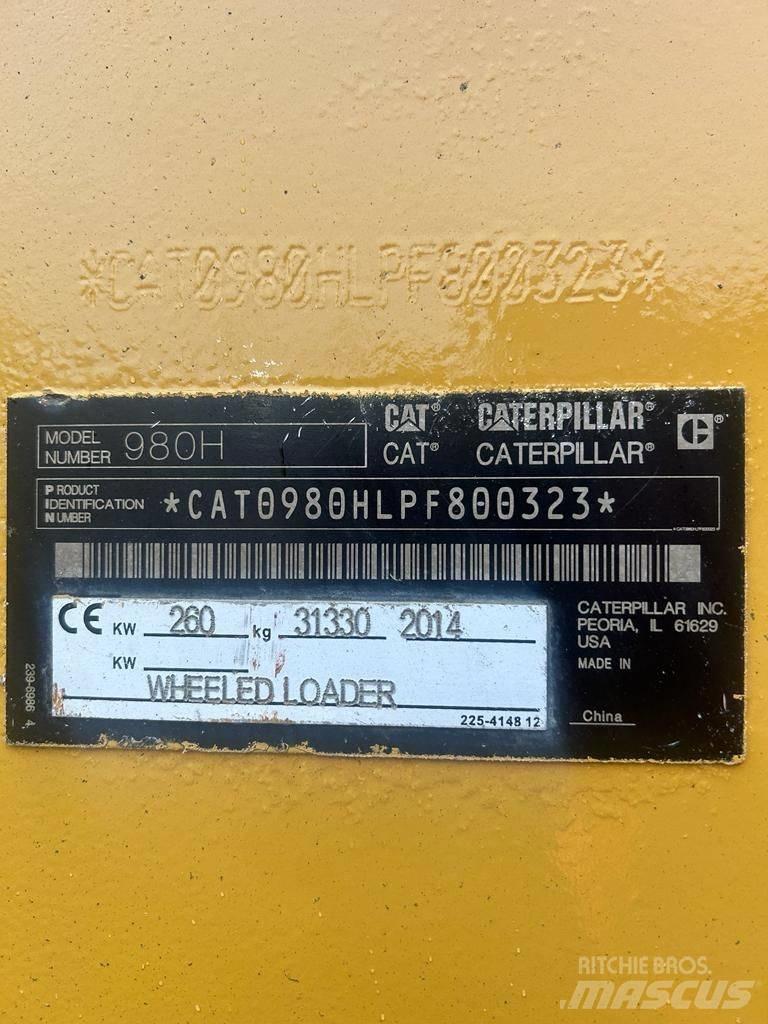 CAT 980H Læssemaskiner på hjul