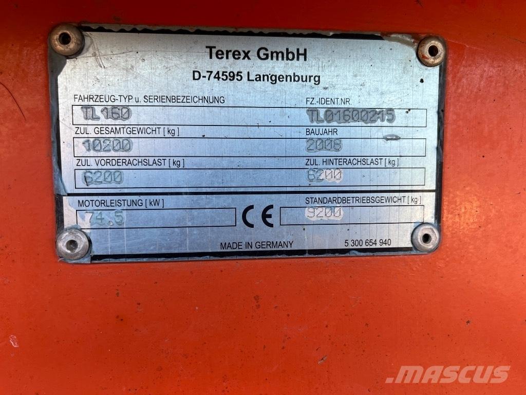 Terex TL 160 Læssemaskiner på hjul