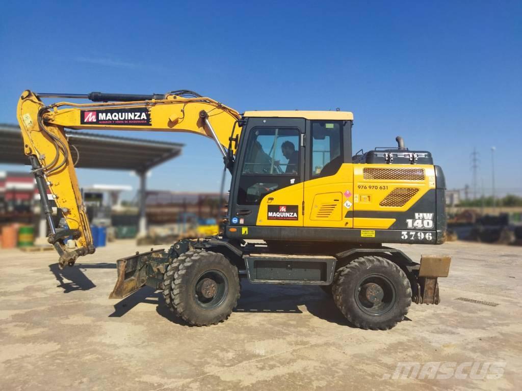 Hyundai HW 140 A Gravemaskiner på hjul