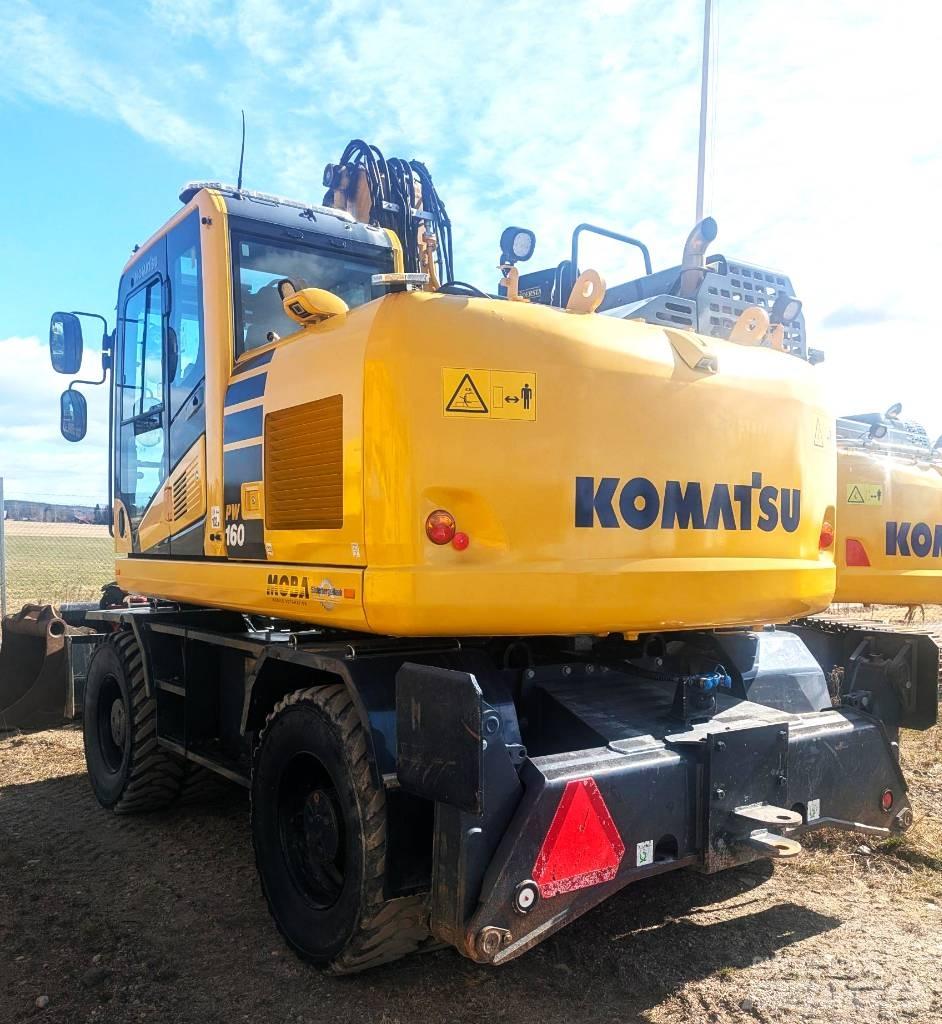 Komatsu PW160-11 Gravemaskiner på hjul