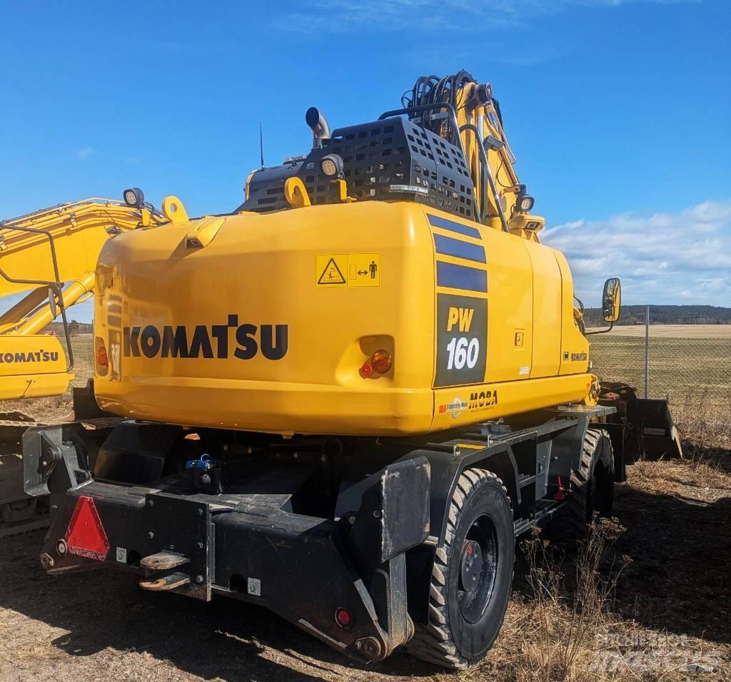 Komatsu PW160-11 Gravemaskiner på hjul