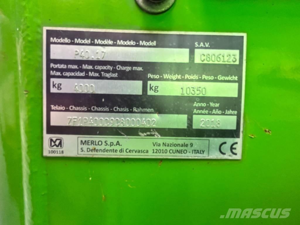 Merlo P 40.17 Teleskoplæssere