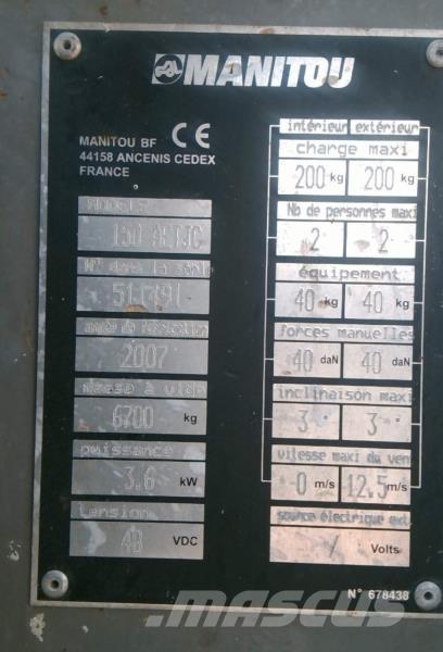 Manitou 150 AETJC Bomlifte med knækarm