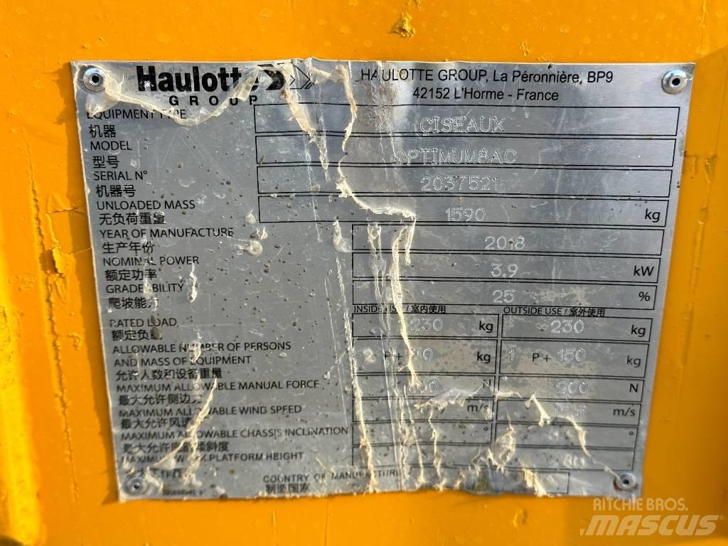 Haulotte OPTIMUM 8 Saxlifte