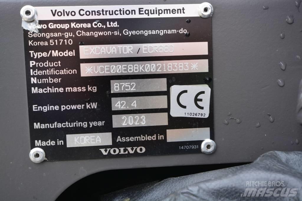 Volvo ECR 88 D Pro Midi-gravemaskiner 7t - 12t