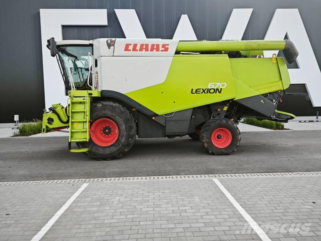 CLAAS Lexion 670 Mejetærskere
