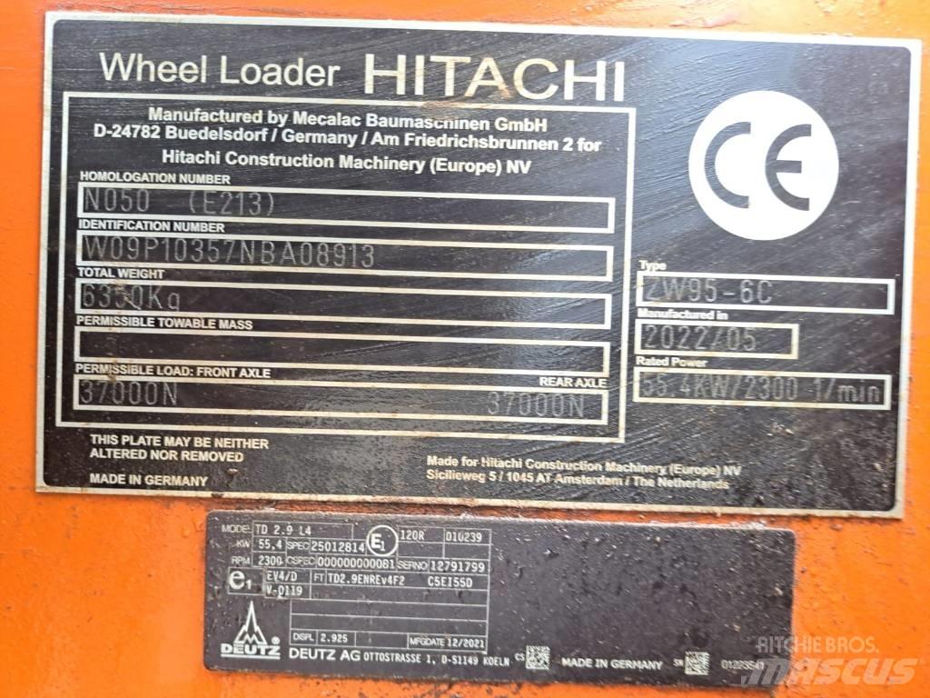 Hitachi ZW 95-6 Læssemaskiner på hjul