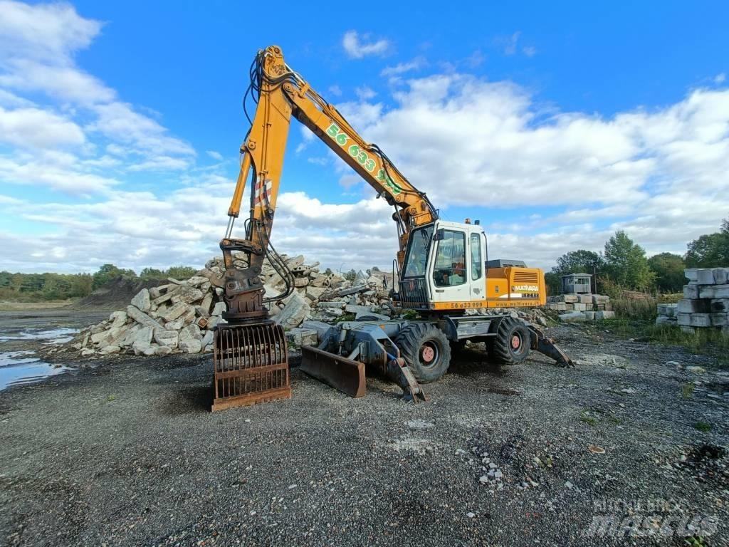Liebherr A924 Gravemaskiner på hjul