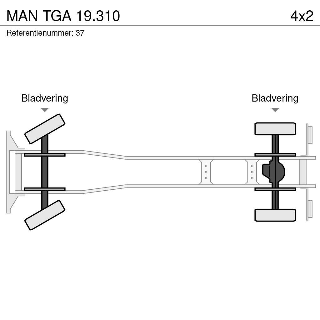 MAN TGA 19.310 Lastbiler med tip