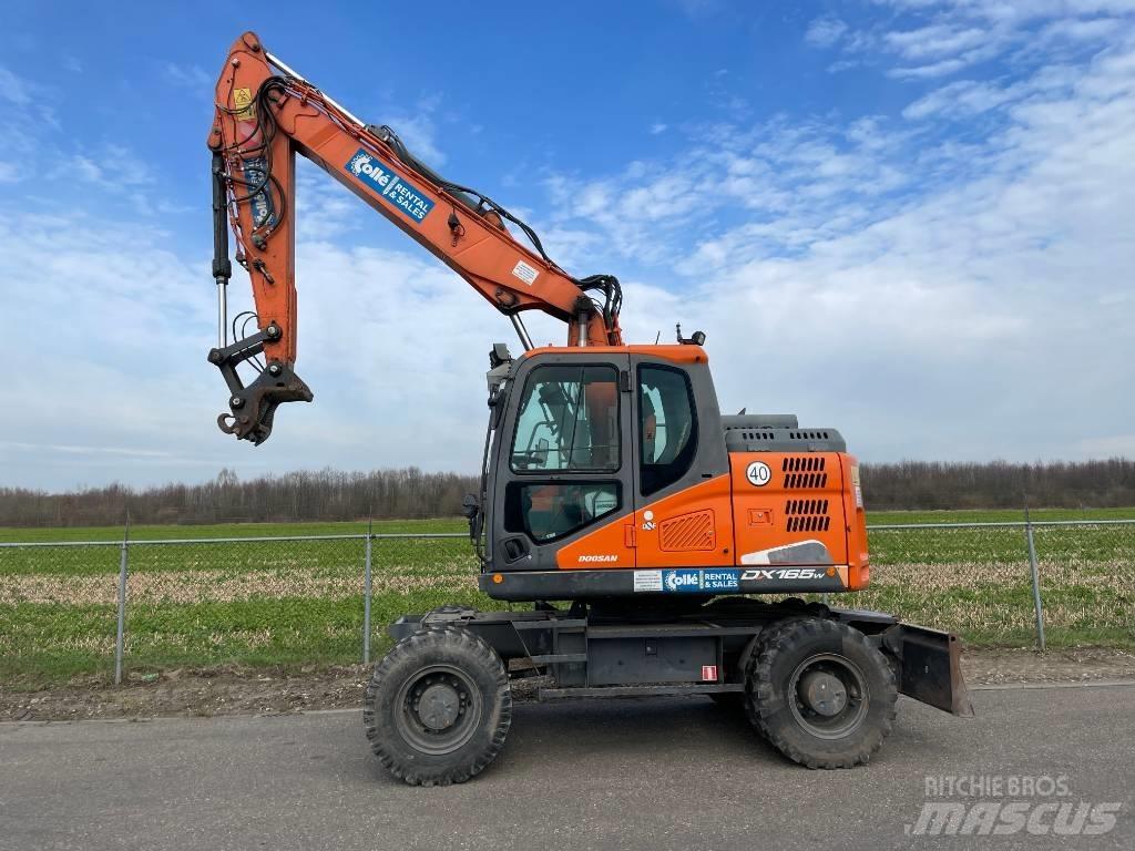 Doosan DX165W-5 Gravemaskiner på hjul