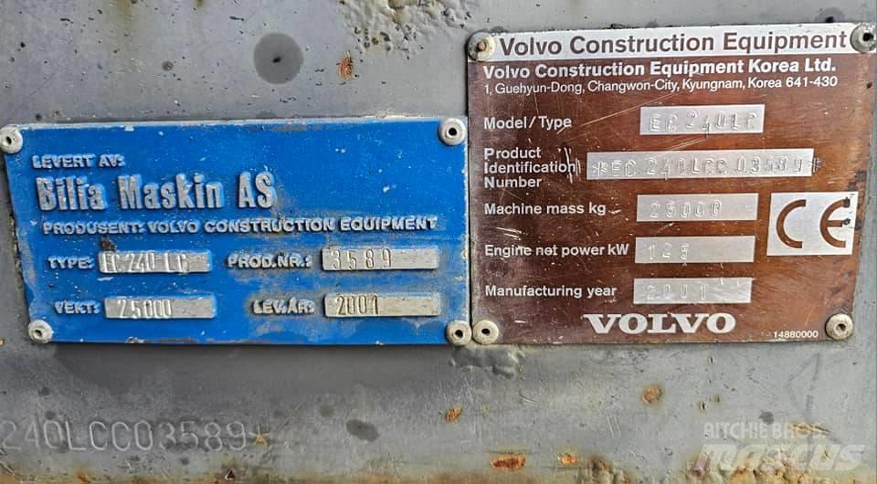 Volvo EC 240 LC Gravemaskiner på larvebånd