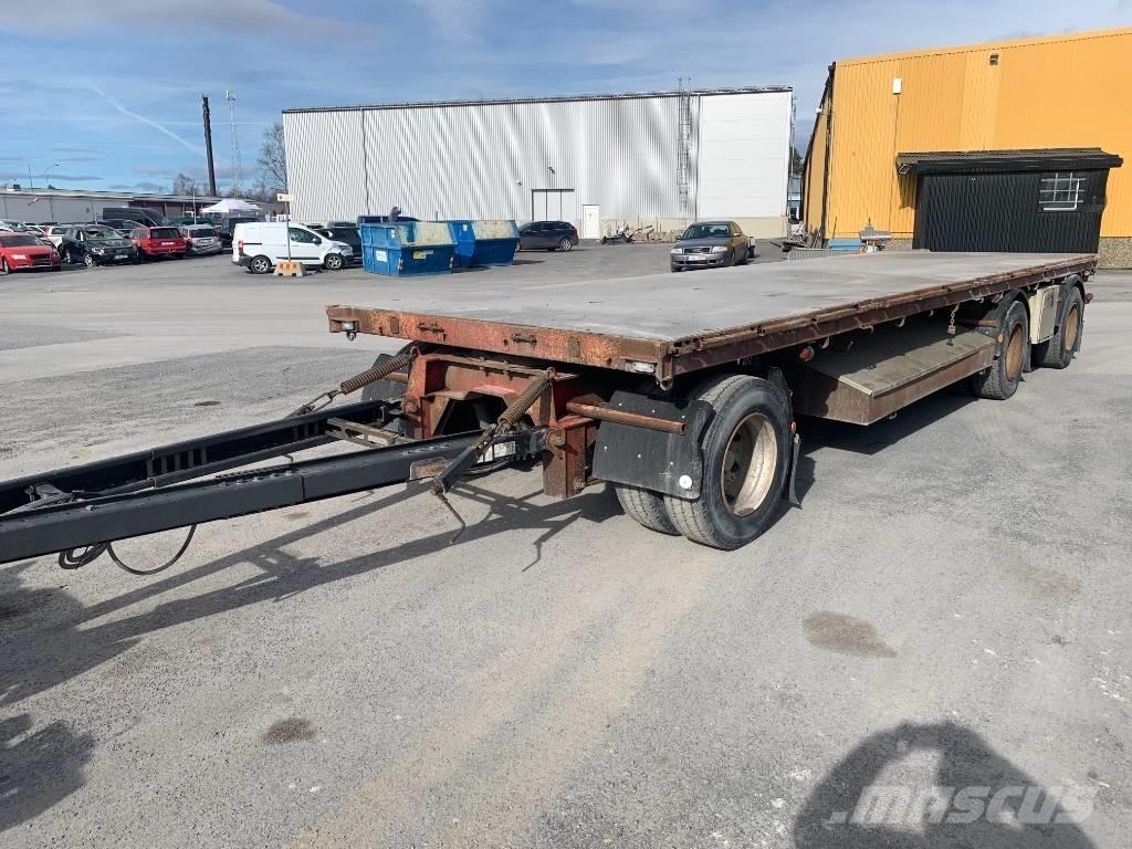 ORY 3 axlad flakvagn Anhænger med lad/Flatbed