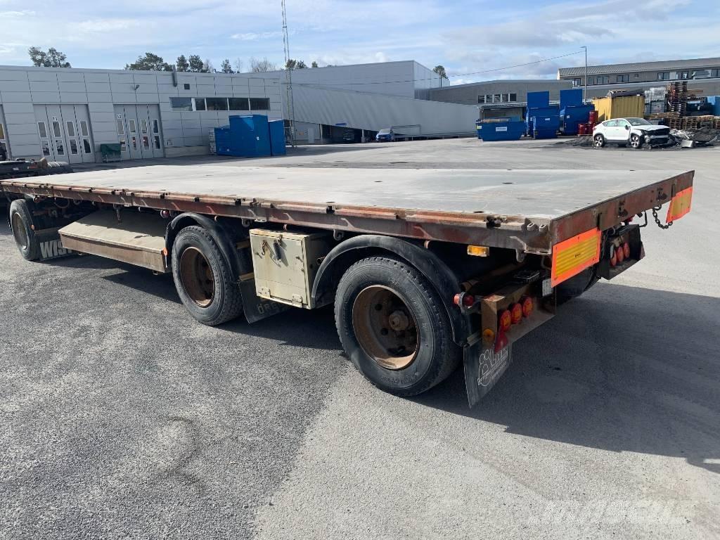 ORY 3 axlad flakvagn Anhænger med lad/Flatbed