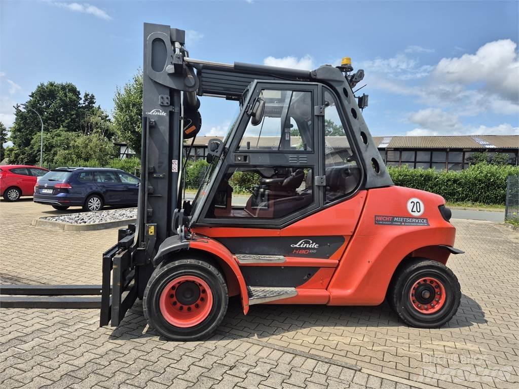 Linde H80D-03/900 Diesel gaffeltrucks