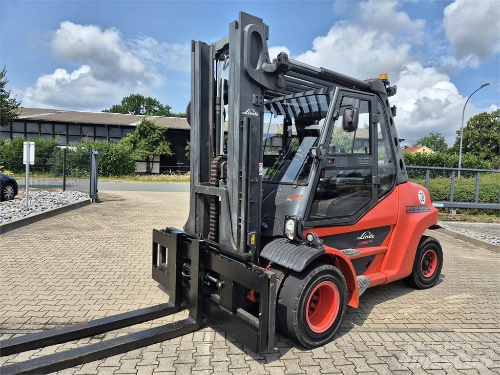Linde H80D-03/900 Diesel gaffeltrucks