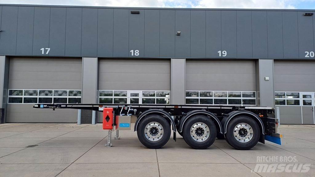 D-tec CC-20-3-T Semi-trailer med containerramme