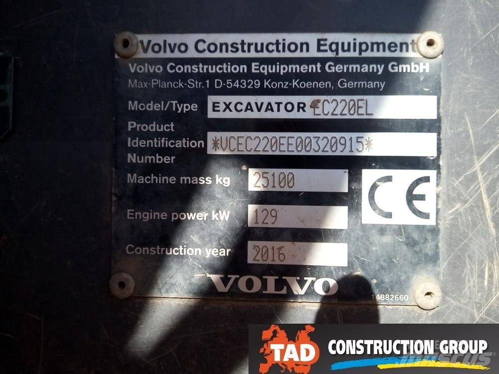 Volvo EC 220 EL Gravemaskiner på larvebånd