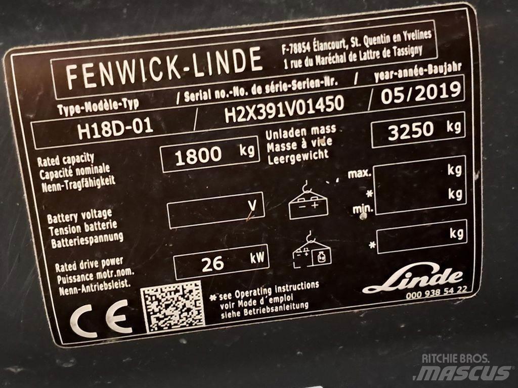 Linde H18D-01 Diesel gaffeltrucks